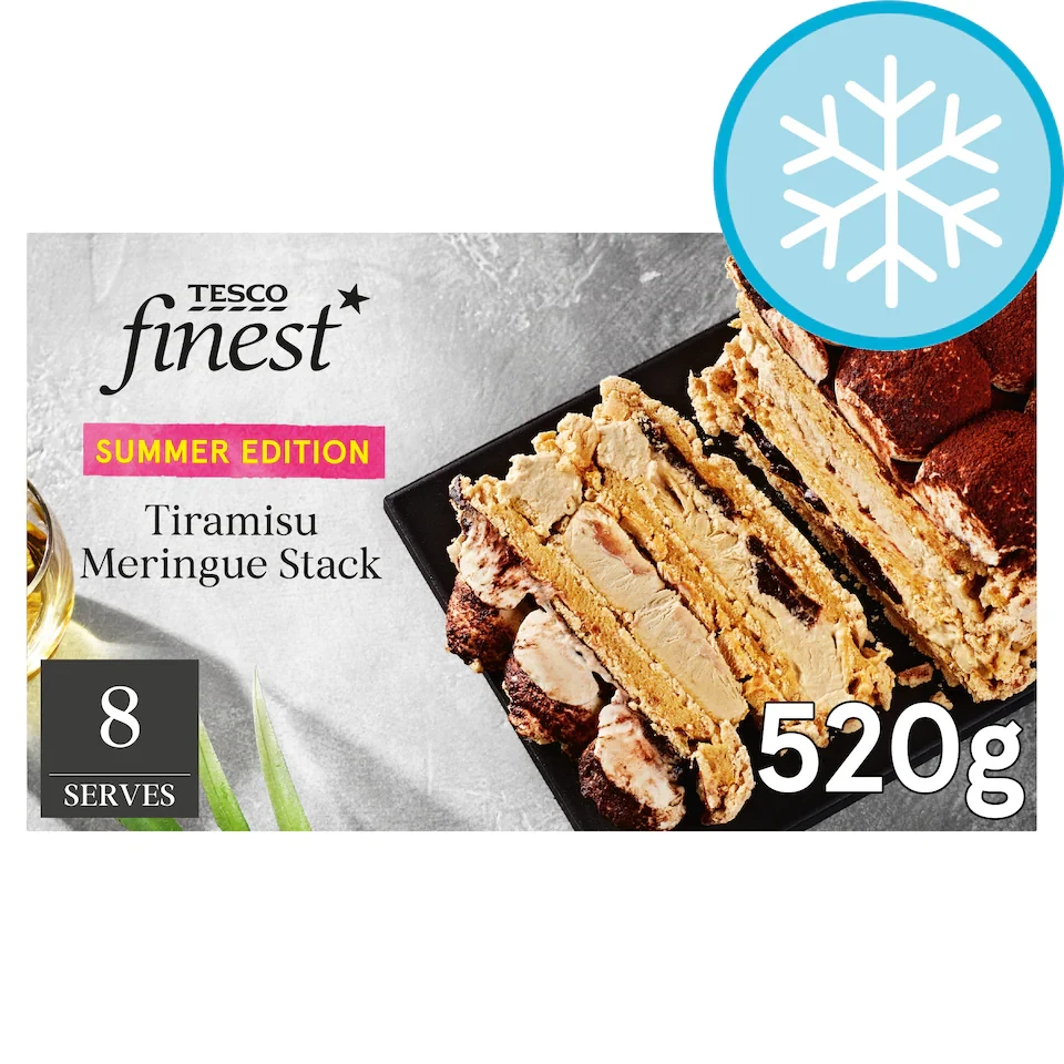 Tesco Finest Tiramisu Meringue Stack 520g