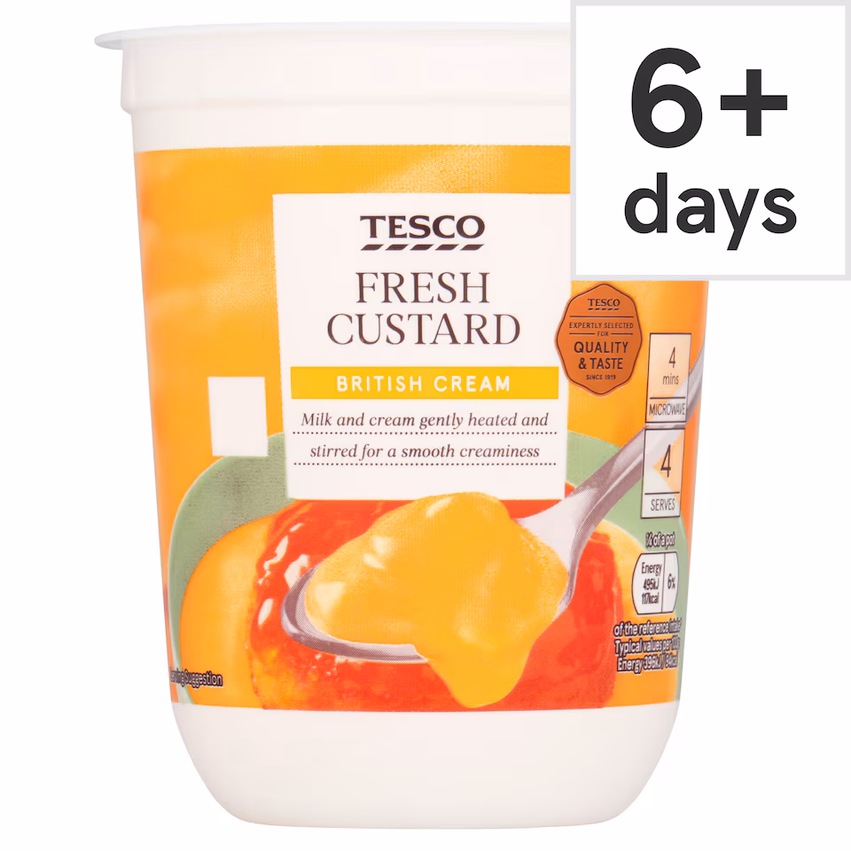 Tesco Fresh Custard 500G