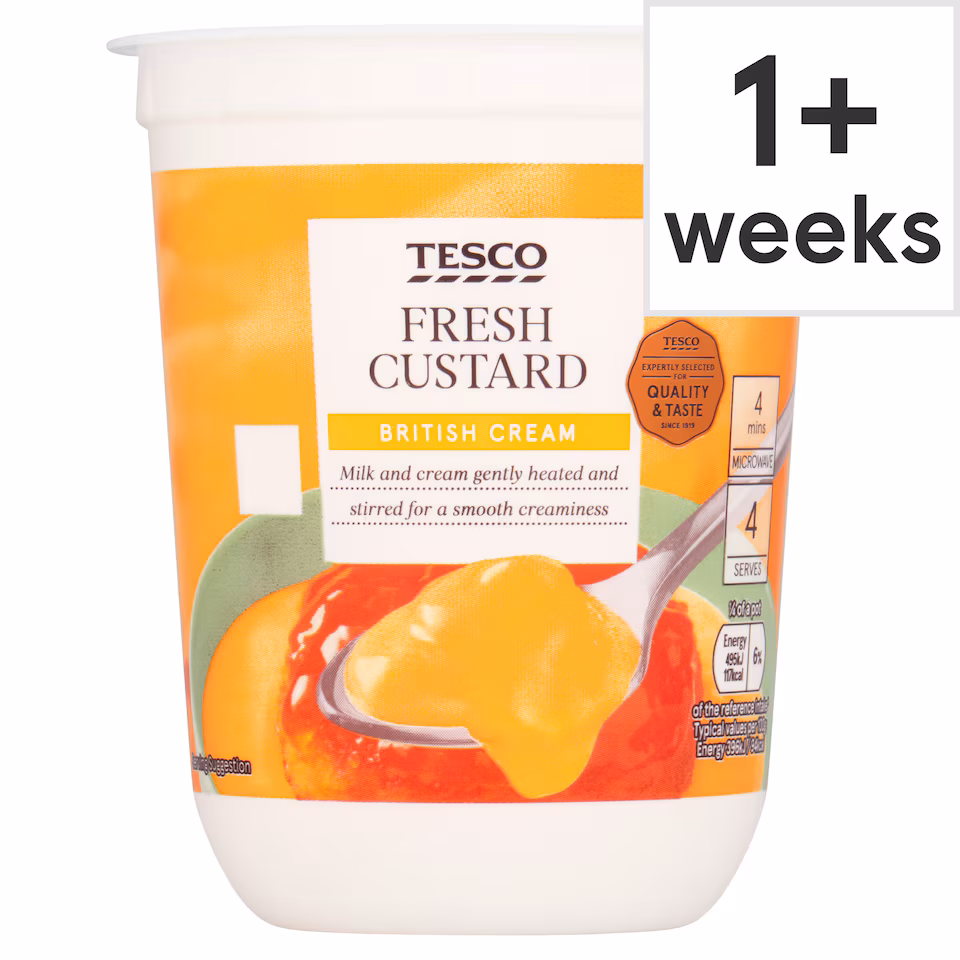 Tesco Fresh Custard 500G