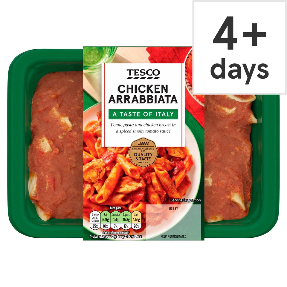 Tesco Chicken Arrabbiata 400G