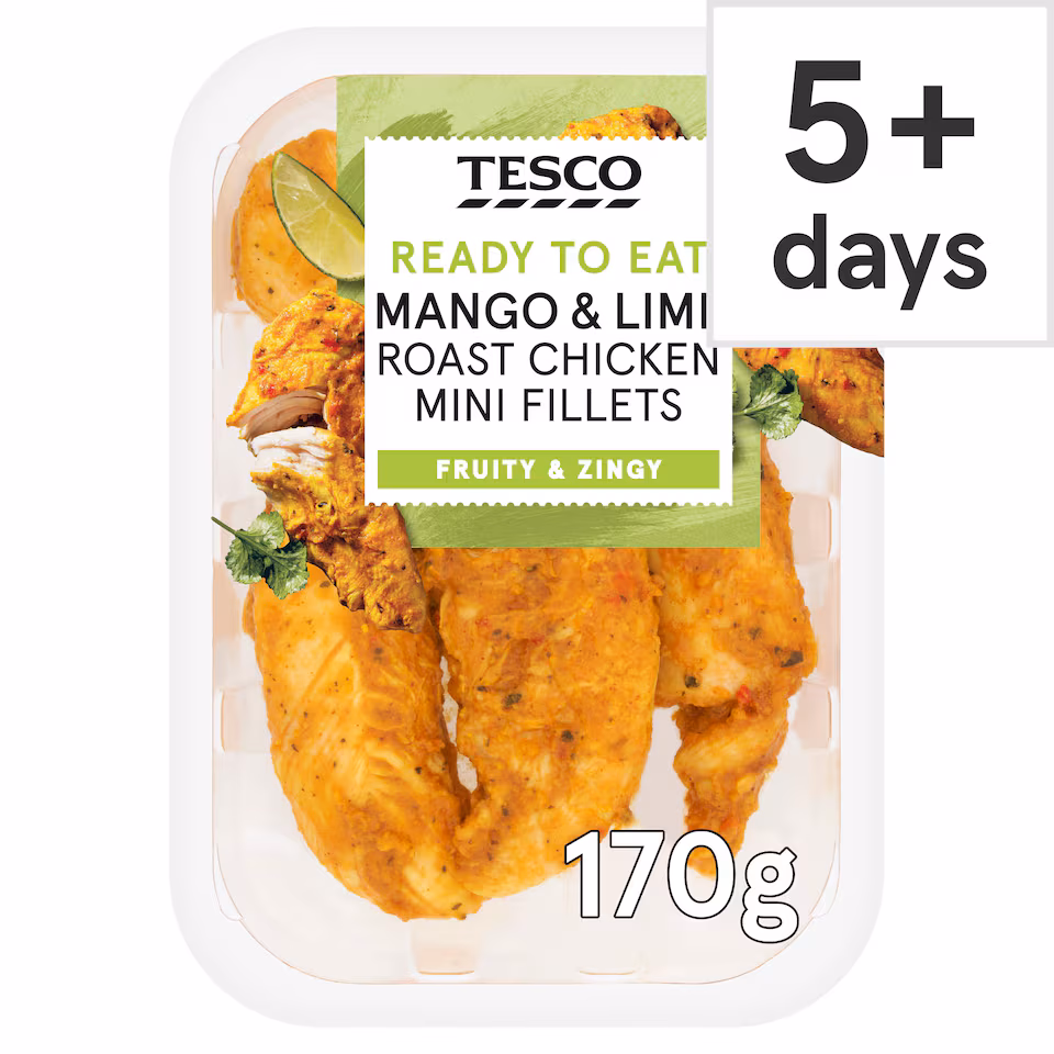 Tesco Mango & Lime Roast Chicken Mini Fillets 170g