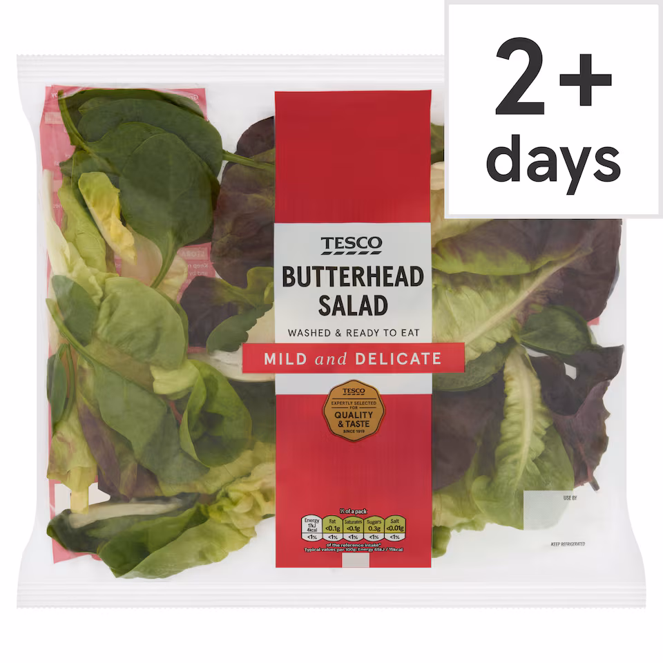 Tesco Butterhead Salad 80G