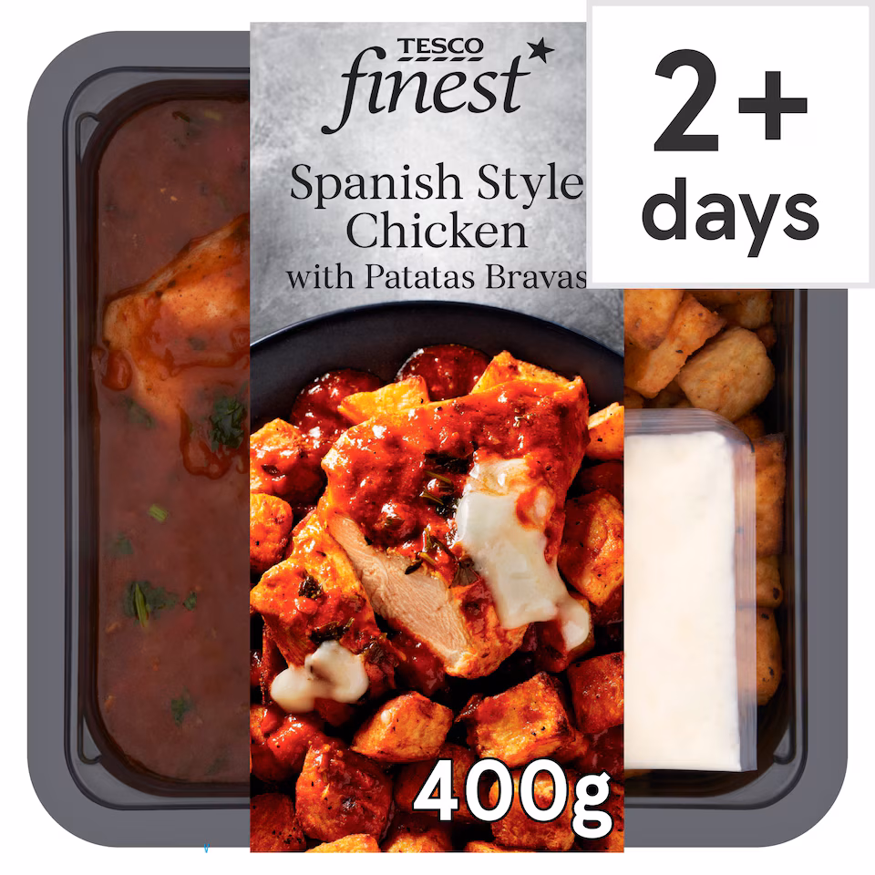 Tesco Finest Spanish Style Chicken with Patatas Bravas 400g