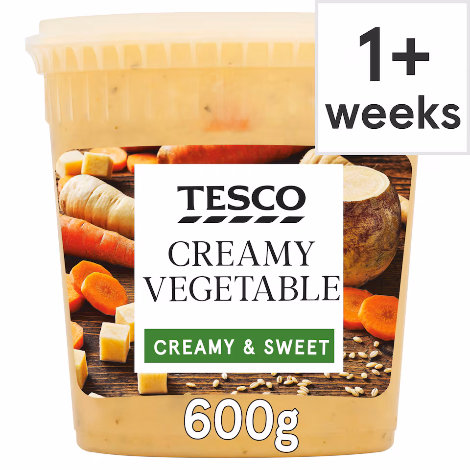 Tesco Creamy Vegetable Soup 600g