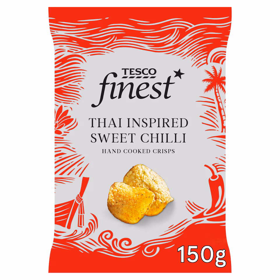 Tesco Finest Thai Inspired Sweet Chilli Crisps 150G