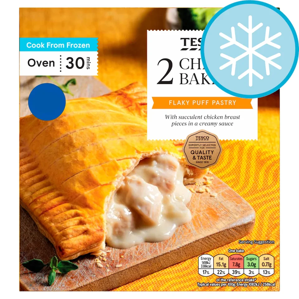 Tesco 2 Creamy Chicken Bakes 280g