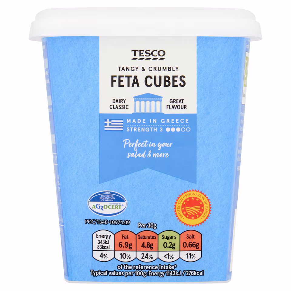 Tesco Feta Cubes 410G
