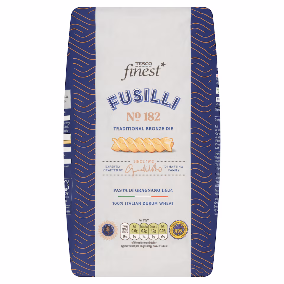 Tesco Finest Fusilli 500G 500G