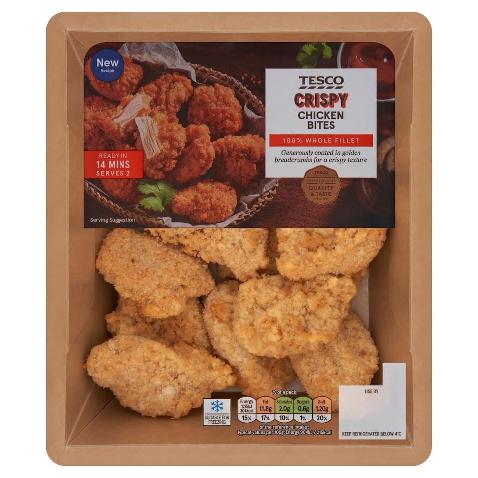 Tesco Crispy Chicken Bites 300g