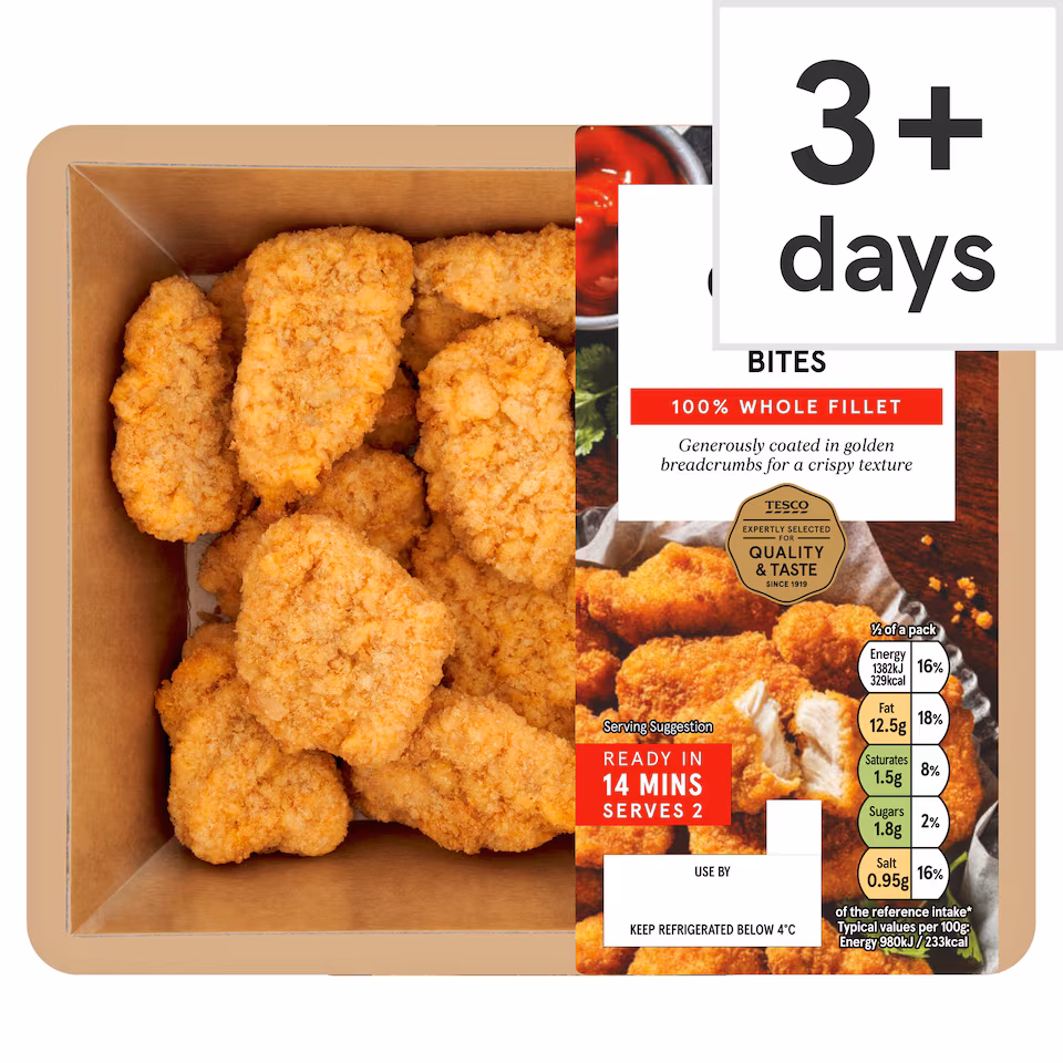 Tesco Crispy Chicken Bites 300g