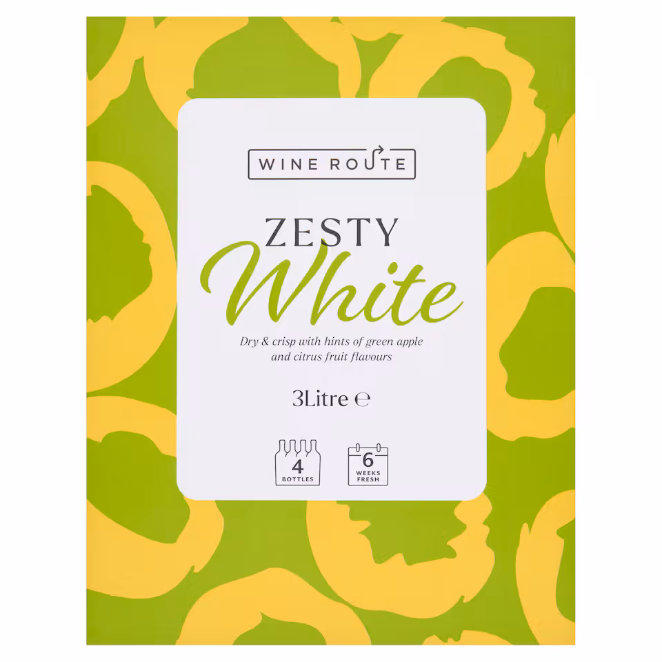 Wine Route Zesty White Wine 3L