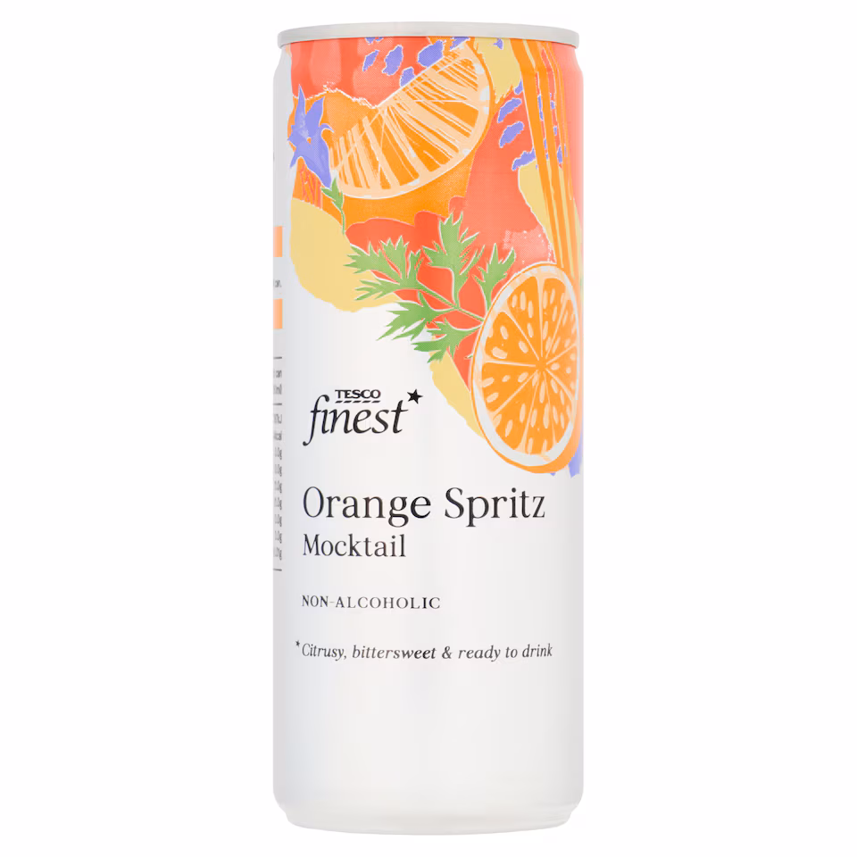 Tesco Finest Alcohol Free Seville Orange Spritz Mocktail 250ml