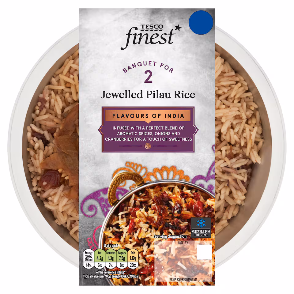 Tesco Finest Jewelled Pilau Rice 300g