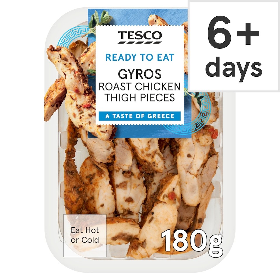 Tesco Greek Inspired Chicken Thigh Strips 180g