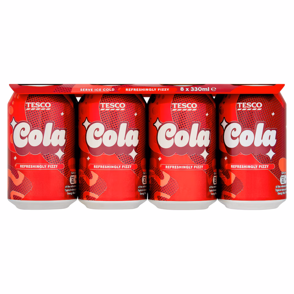 Tesco Classic Cola 8 x 330ml