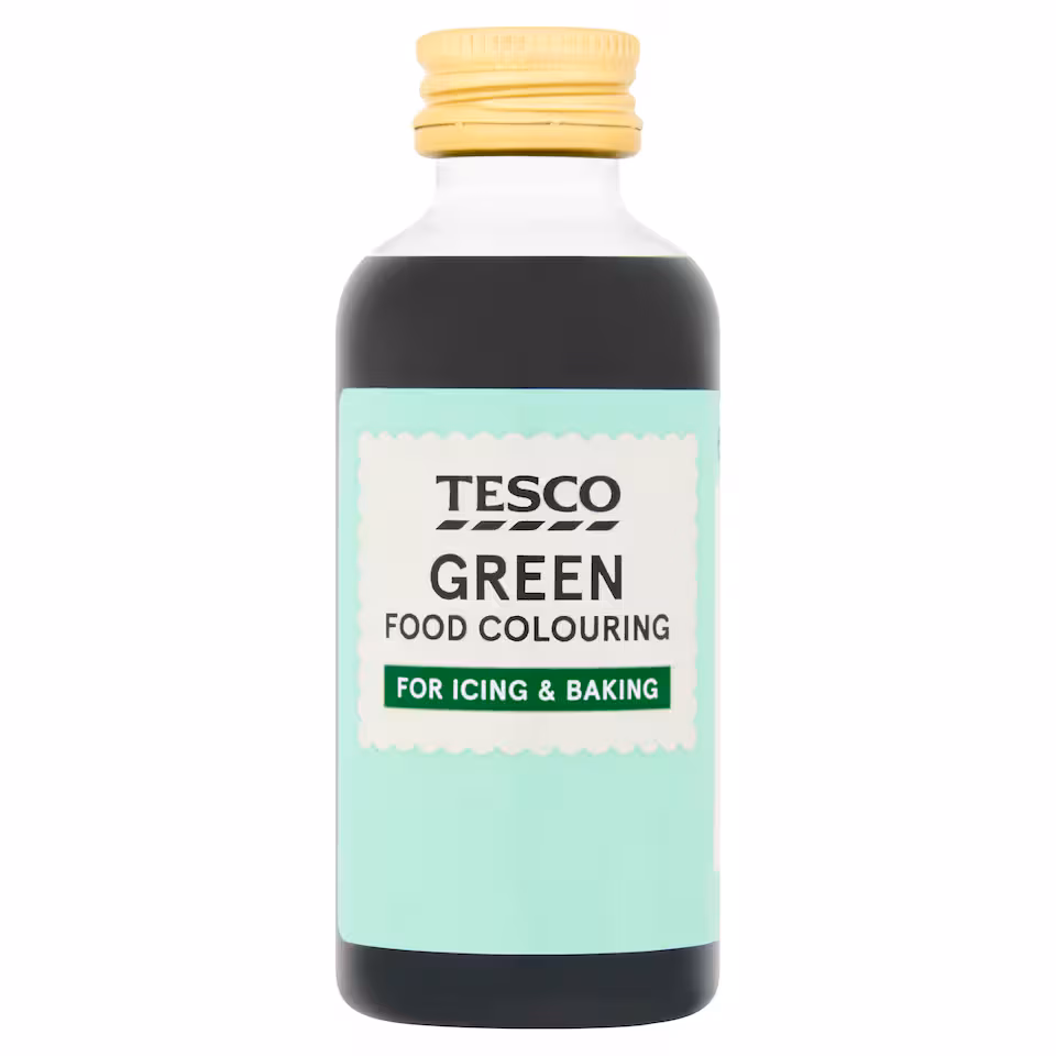 Tesco Green Food Colouring 60ml