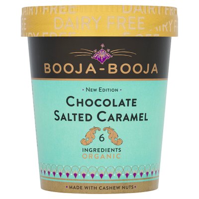 Booja-Booja Vegan Choc Salted Caramel Ice Cream