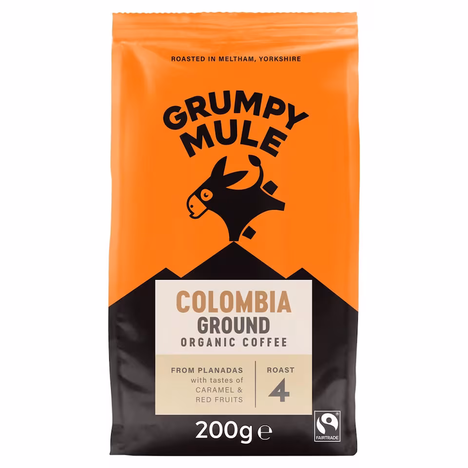 Organic Colombia Ground Coffee 200g (Grumpy Mule)