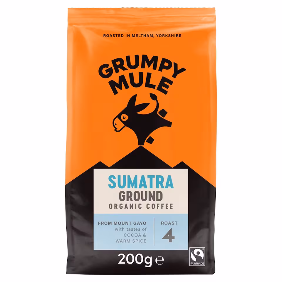 Organic Sumatra Ground Coffee 200g (Grumpy Mule)