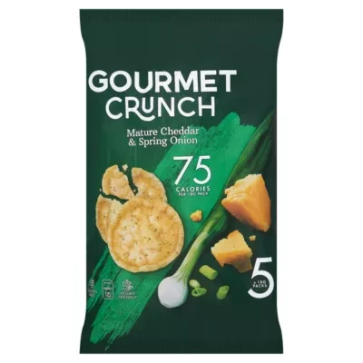 Gourmet Mature Cheddar & Spring Onion 5 x 18g