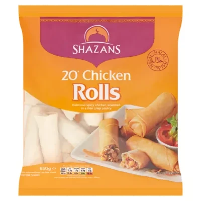 Shazans 20 Chicken Rolls 650g