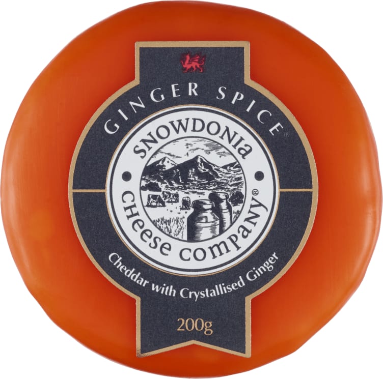 Cheddar m/Ingefær 200g Snowdonia
