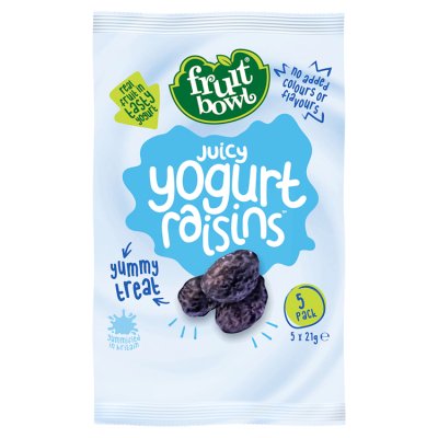 Fruit Bowl Juicy Yogurt Raisins