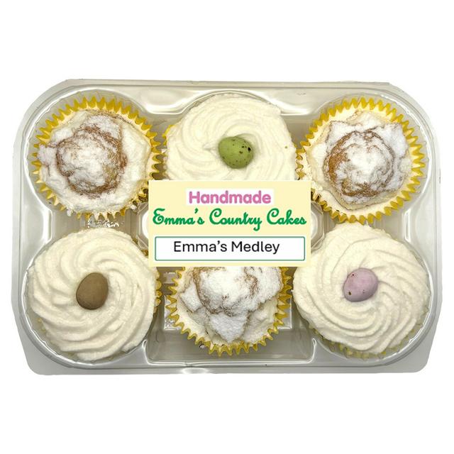 Emma's Country Cakes Medley Cupcakes x6