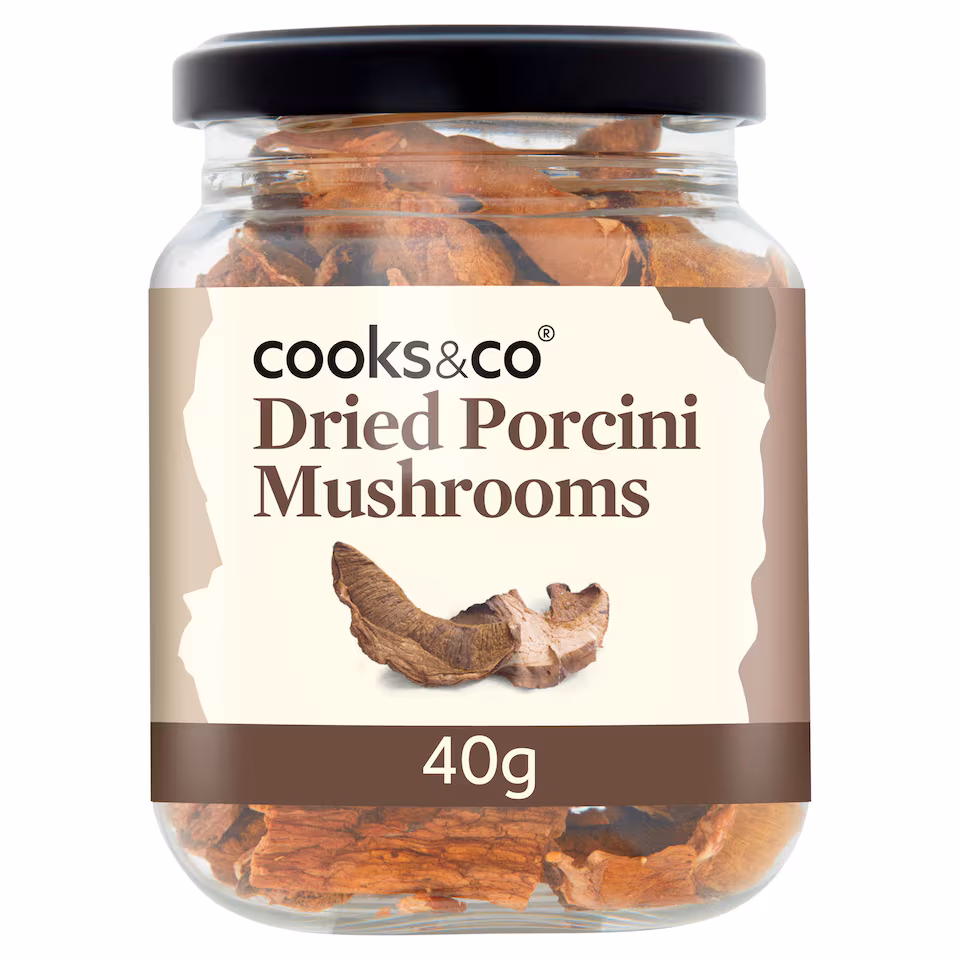 Cooks & Co Dried Porcini Mushrooms 40G