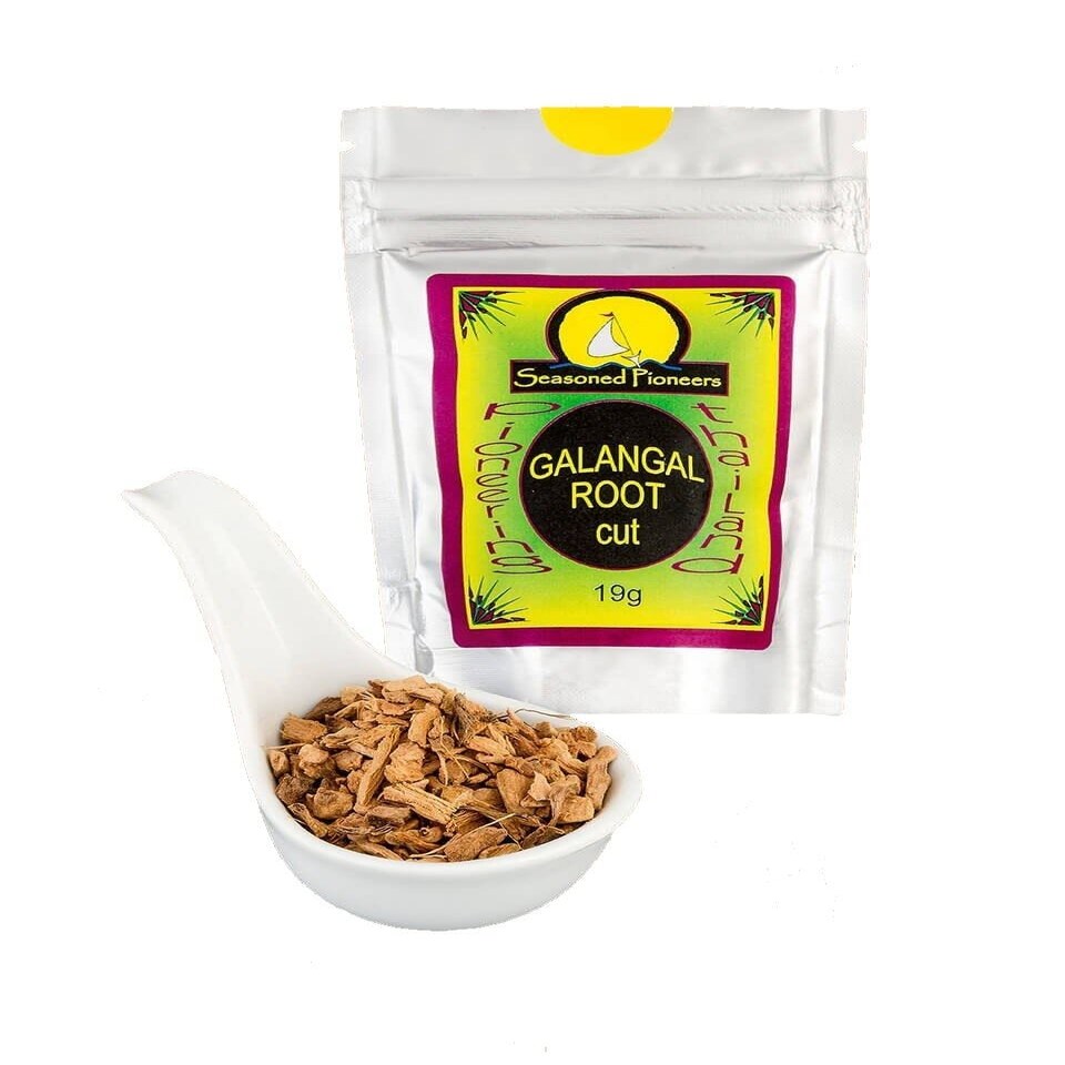Seasoned Pioneers Galangal Root Cut Packet 19g