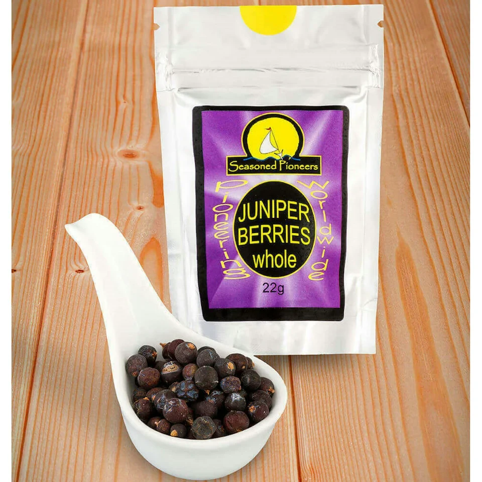 Seasoned Pioneers Whole Juniper Berries Packet 22g