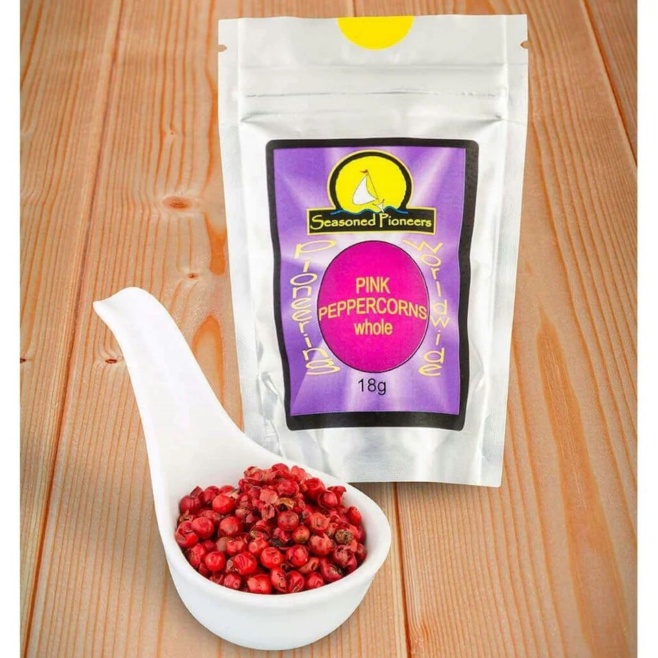 Seasoned Pioneers Whole Pink Peppercorns 18g