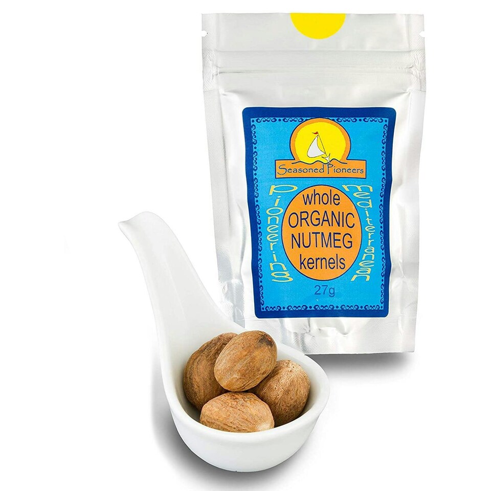 Seasoned Pioneers Organic Nutmeg Kernels 27g