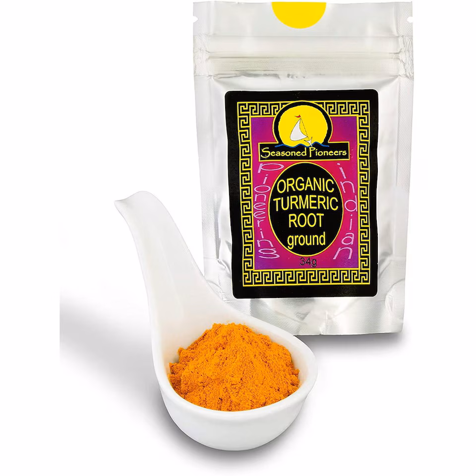 Seasoned Pioneers Organic Turmeric Ground 34g