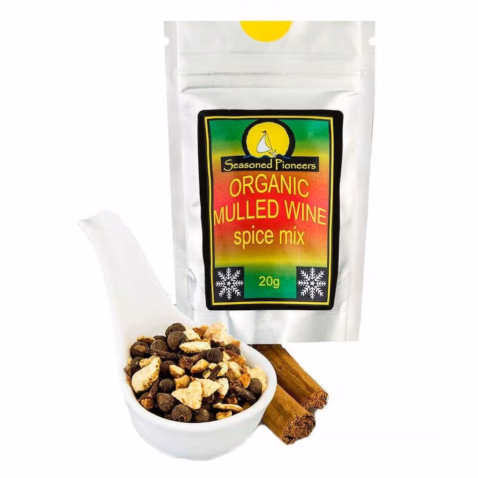 Seasoned Pioneers Organic Mulled Wine Spice Mix 20g