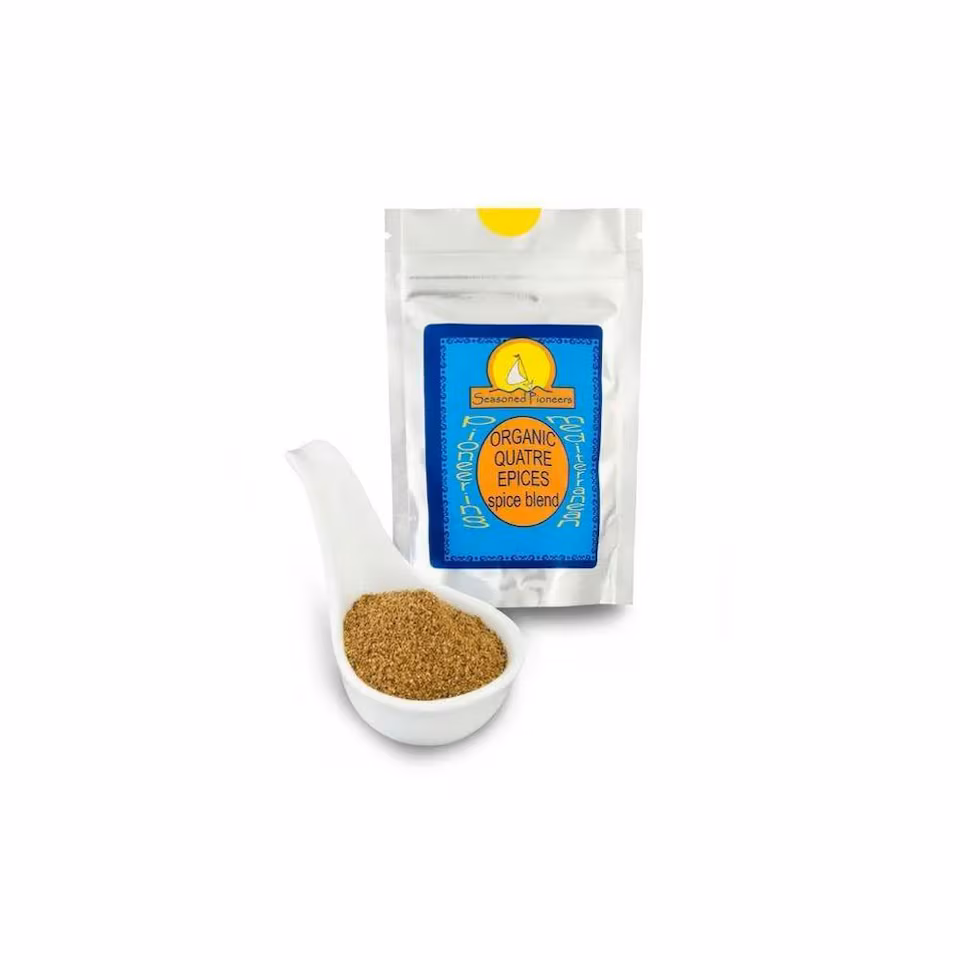 Seasoned Pioneers Organic Quatre Epices Spice Blend 34g