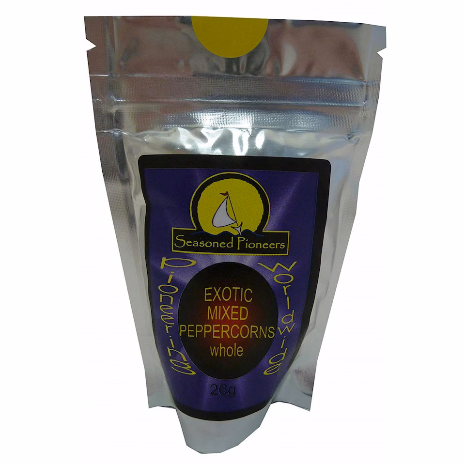 Seasoned Pioneers Exotic Mixed Whole Peppercorns 26g
