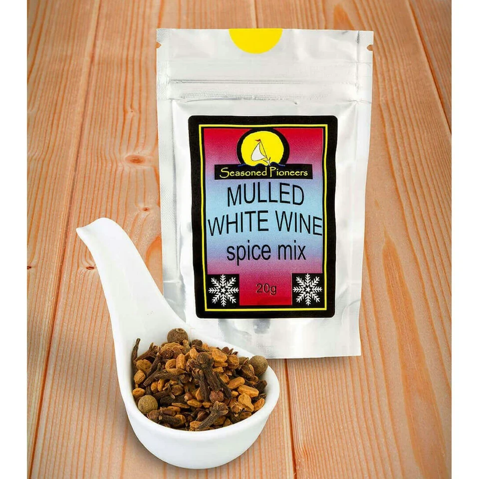 Seasoned Pioneers Mulled White Wine Spice Mix Packet 20g