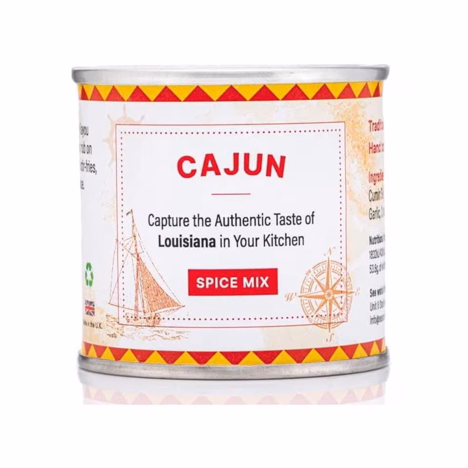 Seasoned Pioneers Cajun Spice Mix Tin 55g