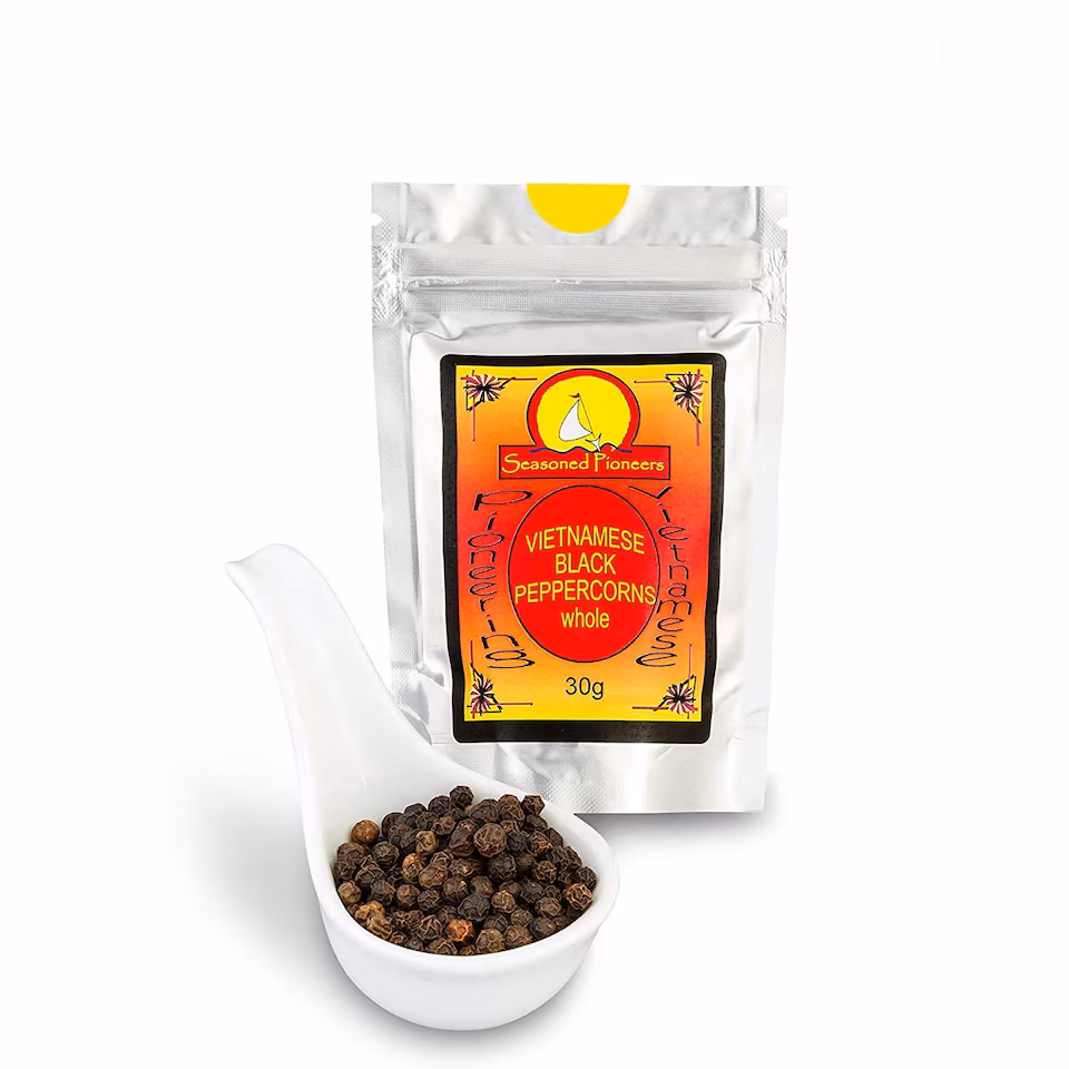 Seasoned Pioneers Vietnamese Black Peppercorns 30g