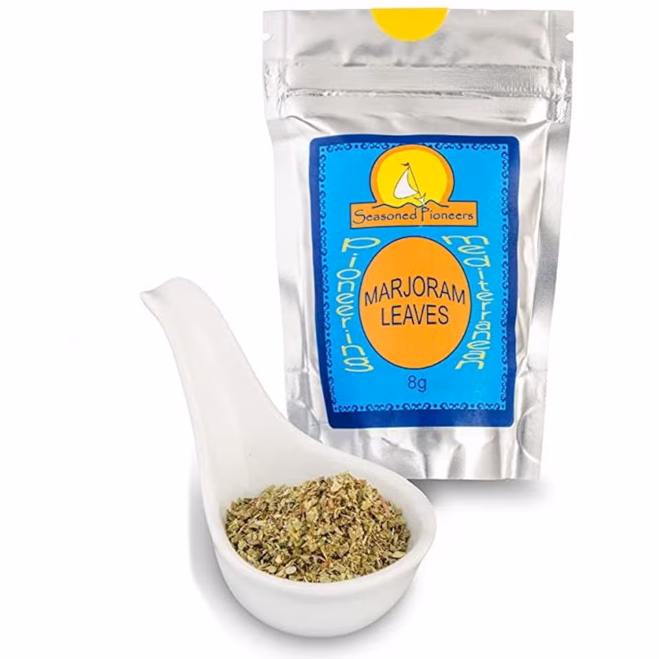 Seasoned Pioneers Marjoram Leaves 8g