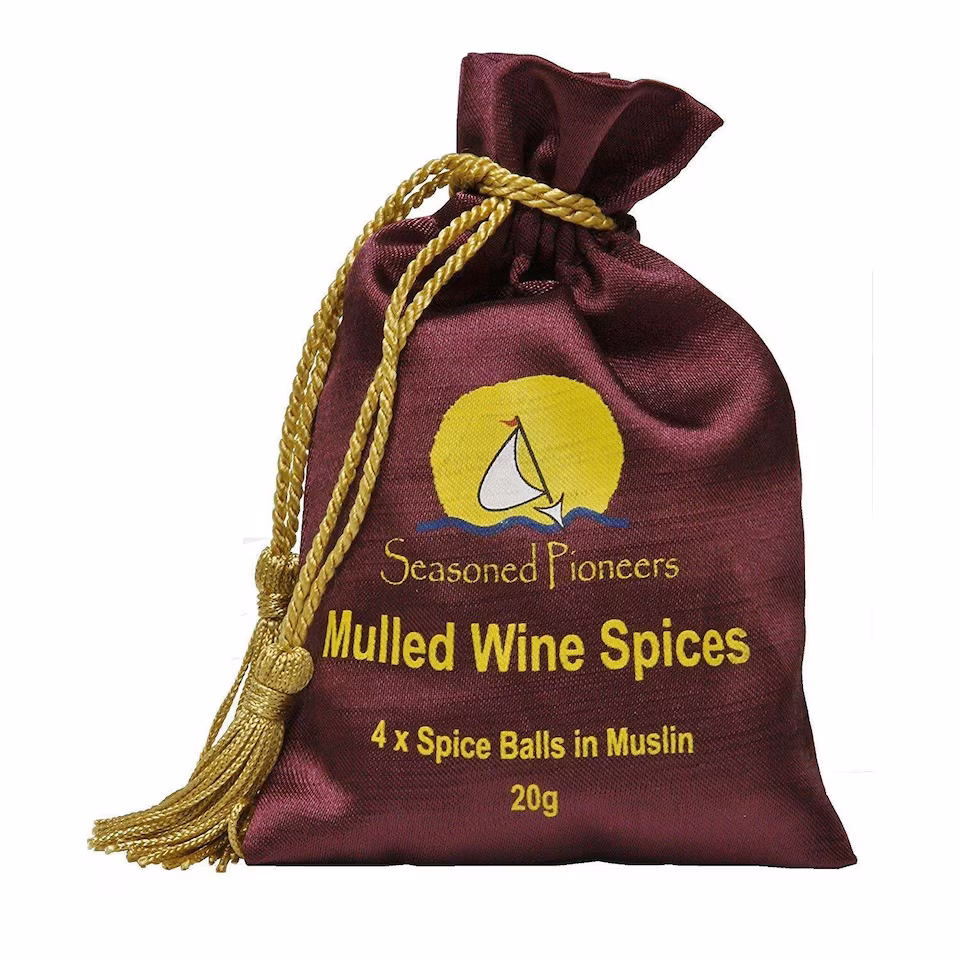 Seasoned Pioneers Mulled Wine Spices Drawstring Bag