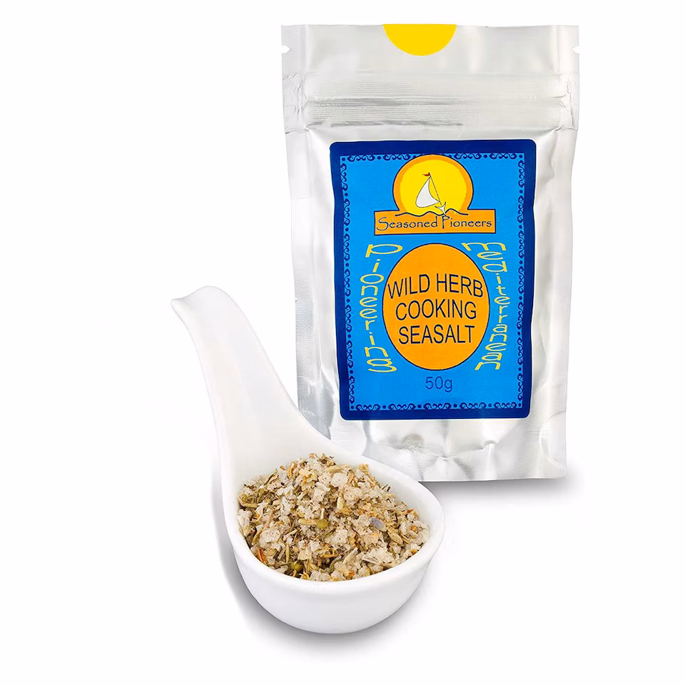 Seasoned Pioneers Wild Herbs Cooking Sea Salt 50g