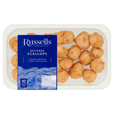 Russells Battered Scallops