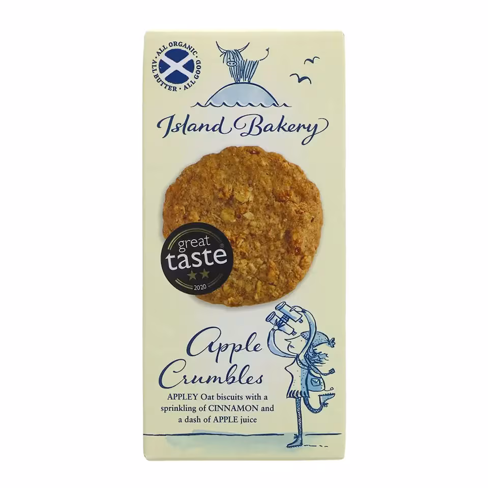 Organic Apple Crumbles 125g (Island Bakery Organics) | Multi