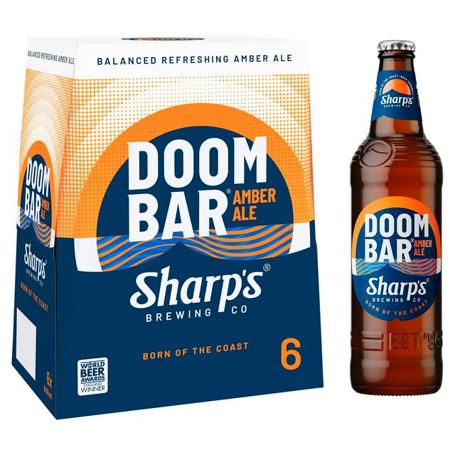 Sharp's Doom Bar Amber Ale Beer Bottle 6 x 500ml