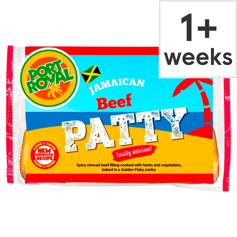 Port Royal Jamaican Beef Patty 140g