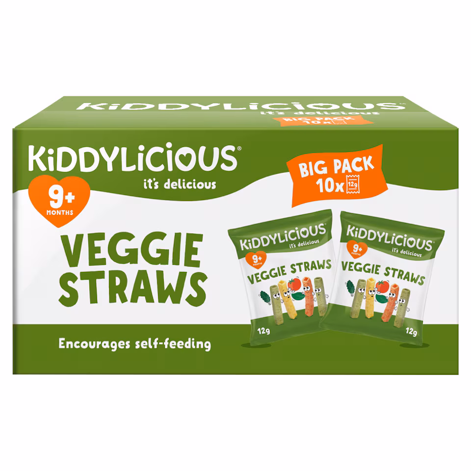 Kiddylicious Veggie Straws 10X12g