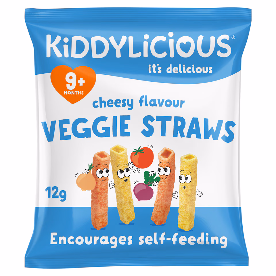 Kiddylicious Cheesy Straws 12G