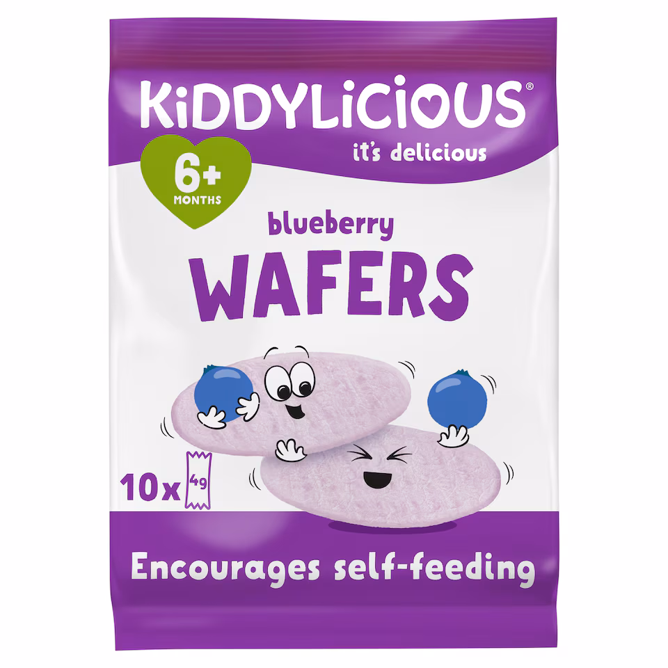Kiddylicious Wafers Blueberry 40G